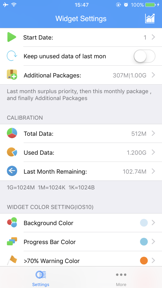 DataMeter - Track Data Widget screenshot