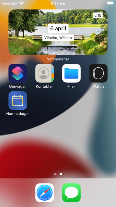Namnsdagar Sverige Screenshot