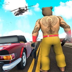 Bear Hero Gangster Rope Battle