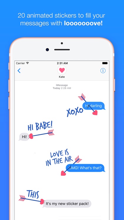 Cupid's Arrow - Animated Stickers