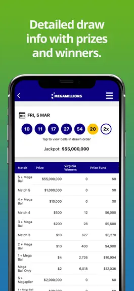 Game screenshot Virginia Lottery Numbers apk