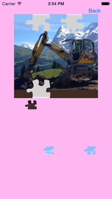 Screenshot #1 pour Bulldozer Excavator Jigsaw Puzzles with Backhoe