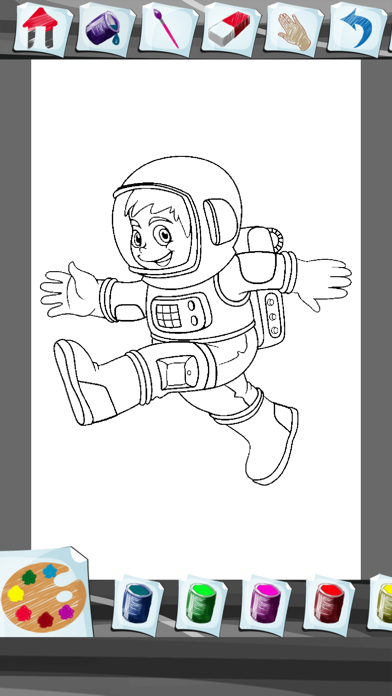 How to cancel & delete Astronaut Coloring Book from iphone & ipad 3