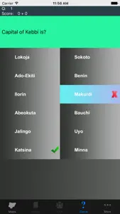 Nigeria State Maps and Capitals screenshot #4 for iPhone