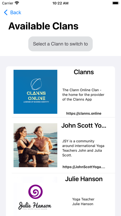 Clanns Online Screenshot