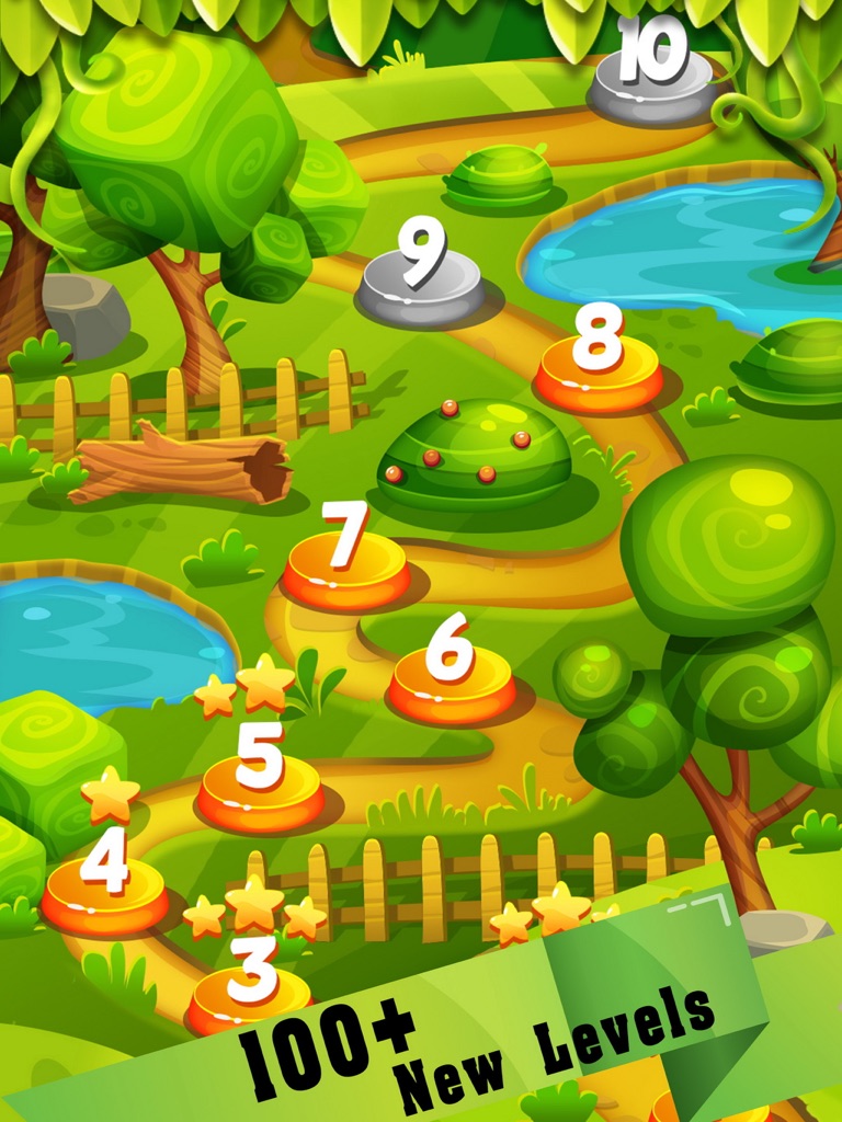 【图】Candy big blast : Jungle garden saga match games(截图3)