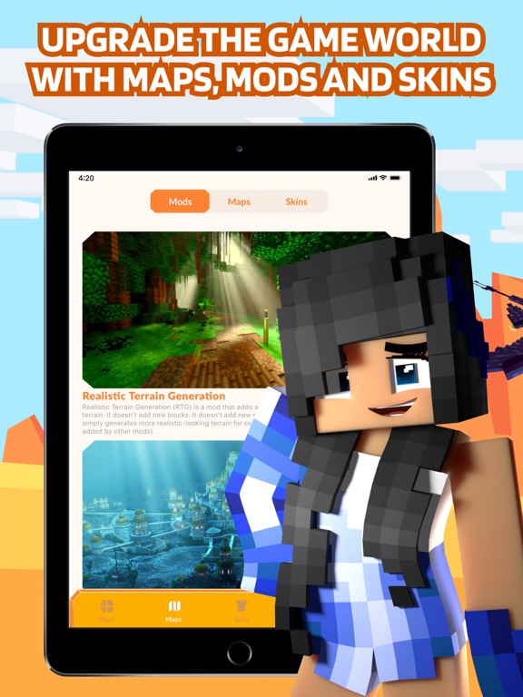 Girls Mods Skins for Minecraft na App Store