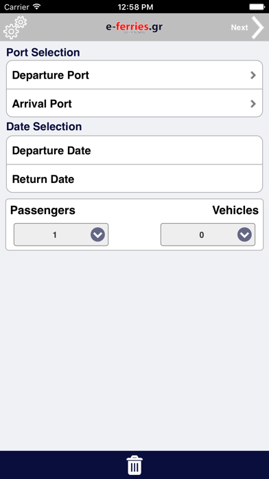 Screenshot #1 pour Ferry Tickets