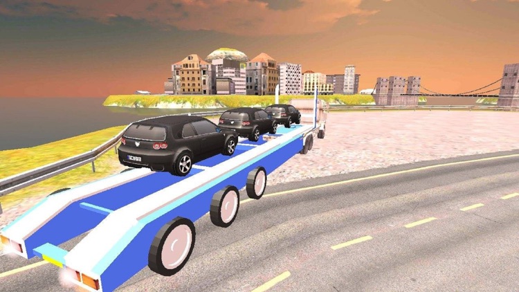 Real Car Transporter Truck Sim