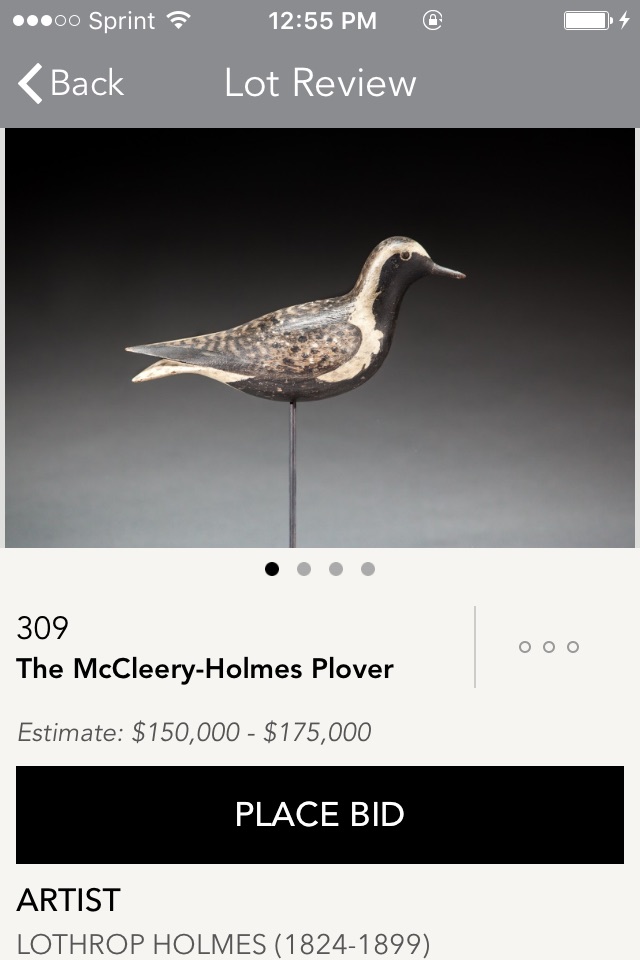 Copley Fine Art Auctions screenshot 3