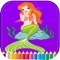 Mermaid Art Coloring Book - Activities for Kid