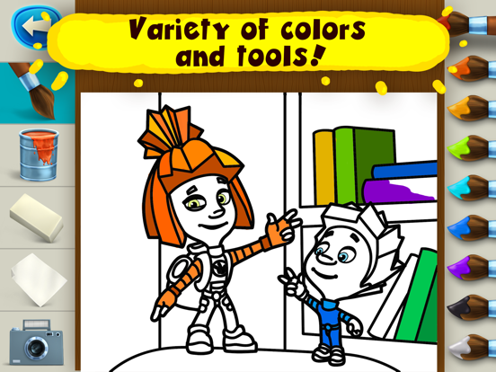 塗り絵 Fixies! 子供ゲーム, 塗り絵パズのおすすめ画像3