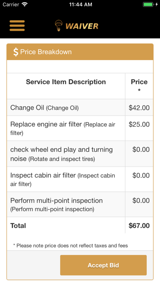 #4. My Waiver (iOS) 由: My Car Fix LLC