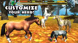 wild horse simulator iphone screenshot 2