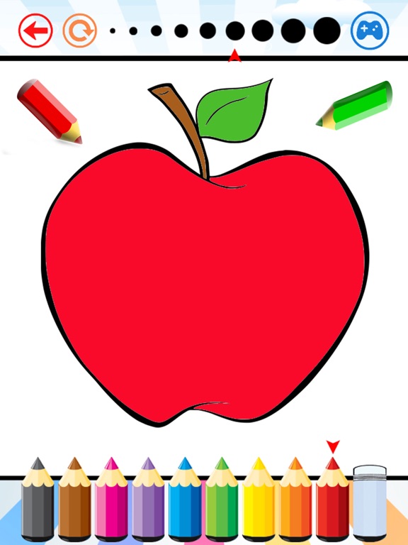 Screenshot #5 pour Food Coloring Book for kids - Drawing free game