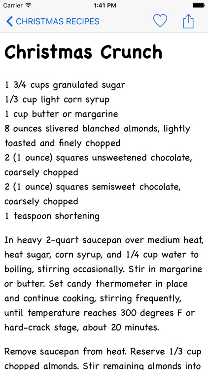 Christmas Recipe
