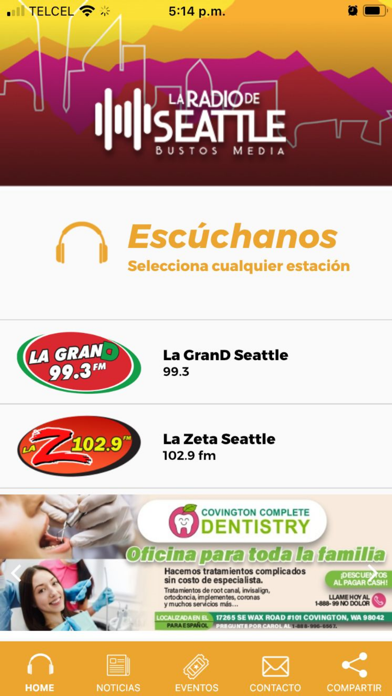 La Radio de Seattle Screenshot