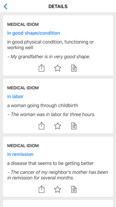 Legal & Medical idioms screenshot 1