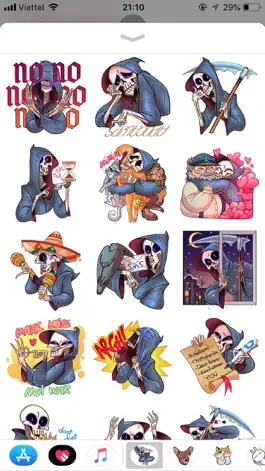 Game screenshot Death Cute Emoji Funny Sticker hack