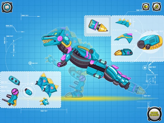 Скачать игру Steel Dino Toy: Mechanic Tyrannosaurus