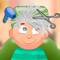 Child game / silver hair cut app icon