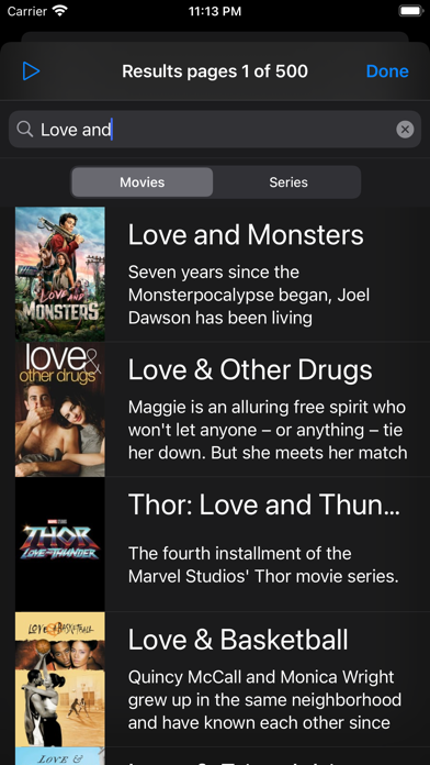 WatchUdo Track Movies TV Shows Screenshot