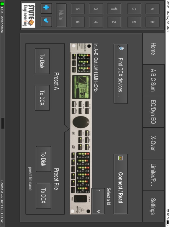 DCX.Client 2 iPad screenshot