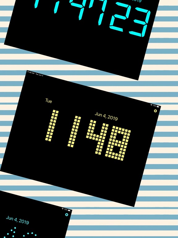 Standby Clock - on Lock Screen iPad screenshot 4 - Productivity app