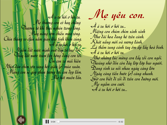 Screenshot #6 pour Ru Con Ba Miền, Nhạc Cho Bé - Hát Ru Bé Ngủ