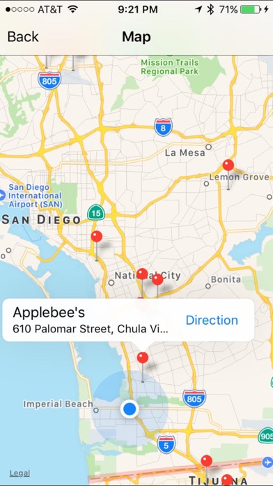 Gluten Free Restaurant Items Screenshot