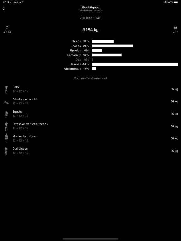 Screenshot #6 pour Entraînement kettlebell