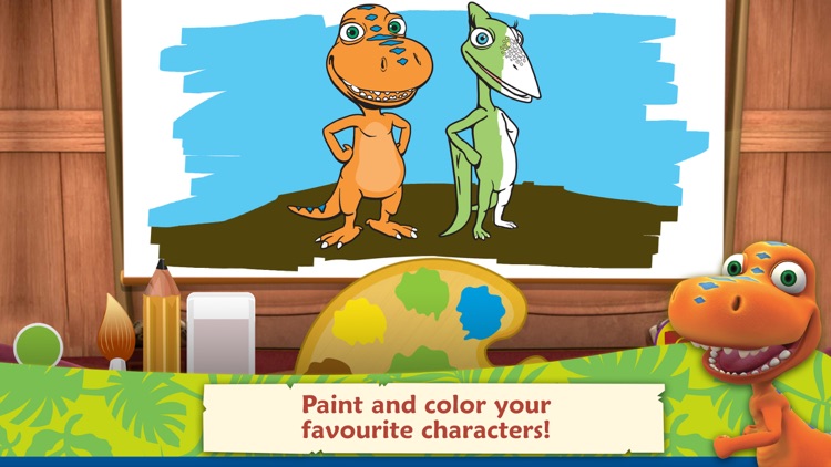 Dinosaur Train: Paint and Match