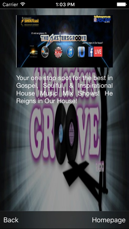 the Masters groove Radio