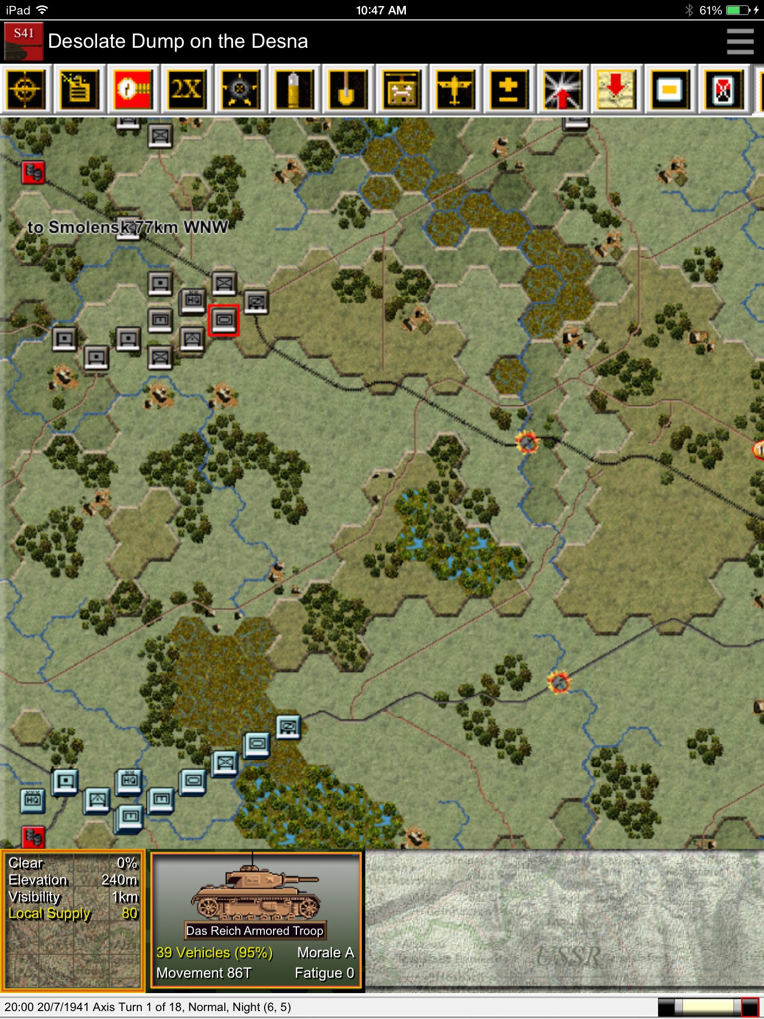 Panzer Campaigns - Smolensk '41 screenshot 3