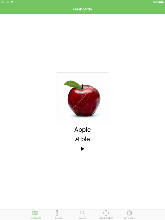 Danish Flashcards with Pictures Lite