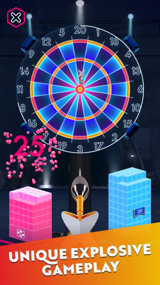 #3. Darts of Fury: PvP Multiplayer (iOS) 来自: Yakuto