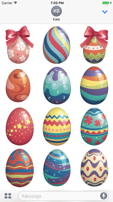 How to cancel & delete Paint Easter Eggs Stickers from iphone & ipad 1