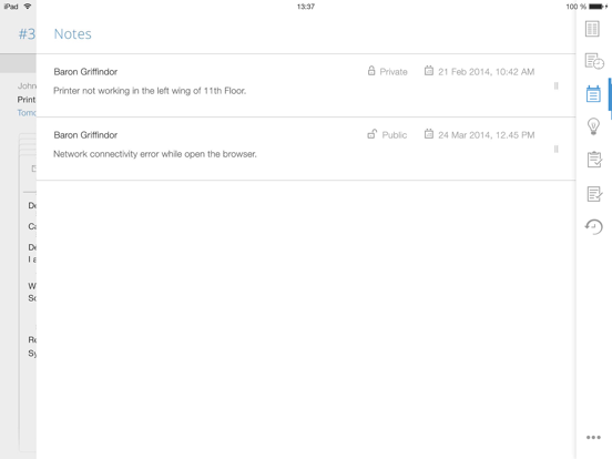 ServiceDesk Plus MSP iPad screenshot 5 - Business app