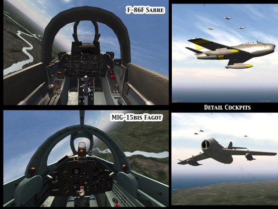 Screenshot #1 for GSIII - Flight Simulator - Heroes of the MIG Alley