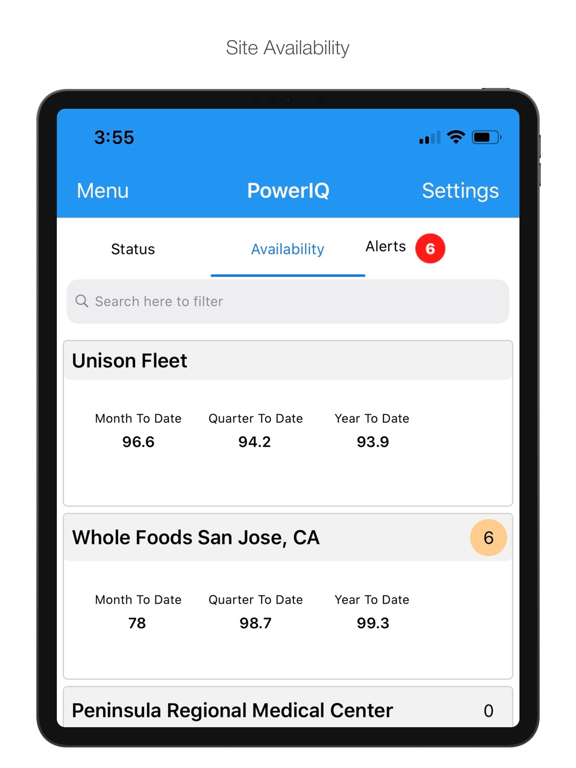 Power IQ Mobile iPad screenshot 5 - Business app