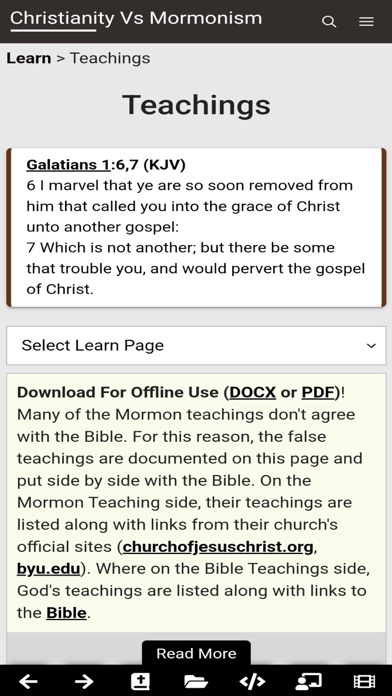 Christianity Vs Mormonism Screenshot