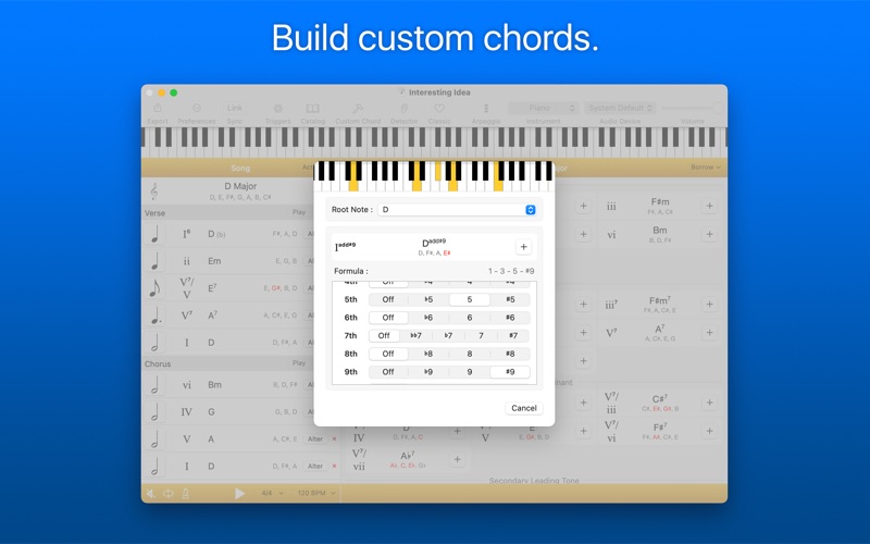 Suggester - Chords and Scales Screenshot