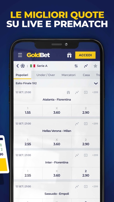 GoldBet Scommesse Sportiveのおすすめ画像2