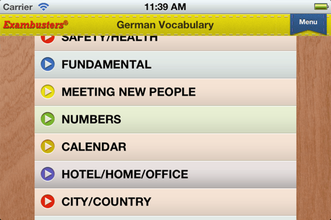 NY Regents German Prep Flashcards Exambusters screenshot 2