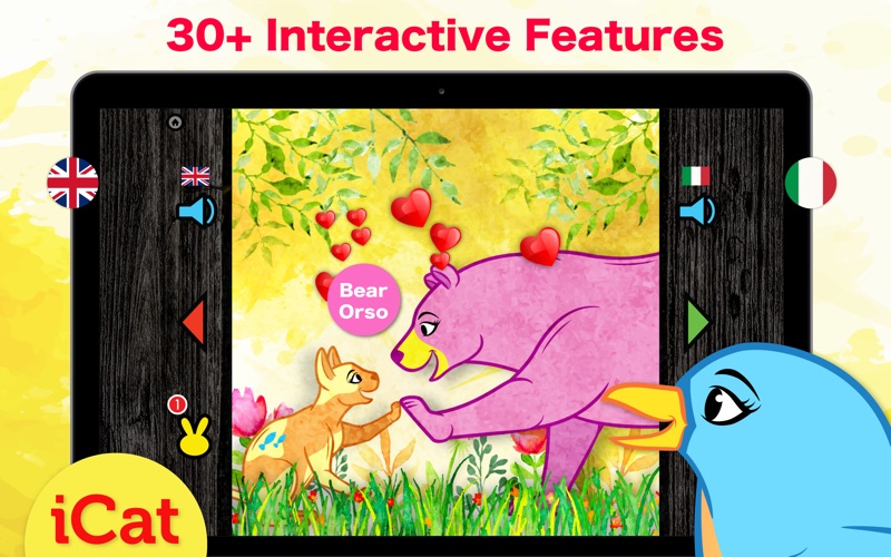 Learn Italian &amp; English - Toddler &amp; Kids Animals thumbnail 2