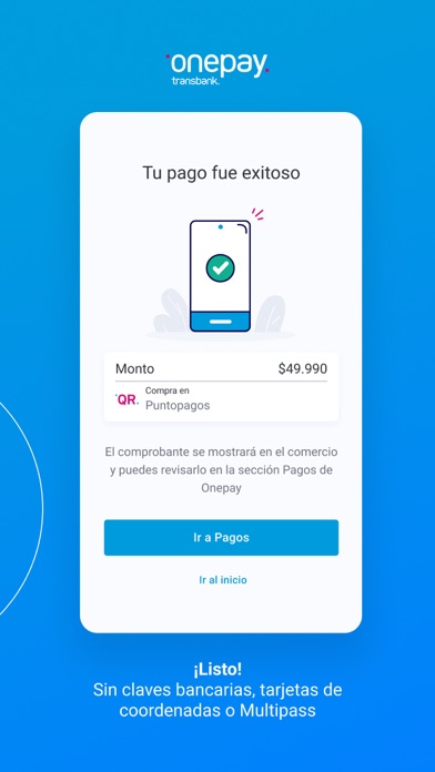 Onepay: paga fácil y rápido Screenshot