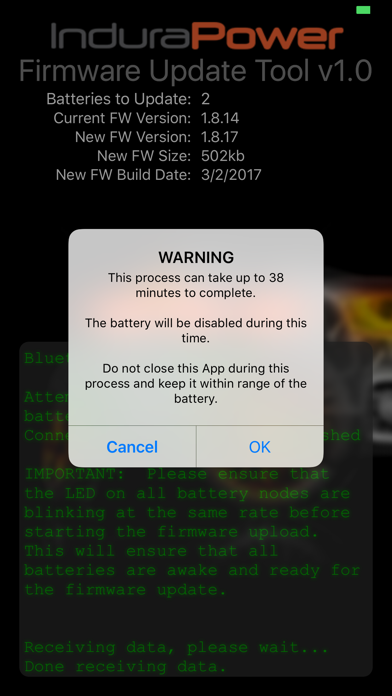 Screenshot #1 pour Update for Indura Batteries