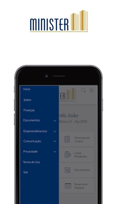 Minister Condomínios Screenshot