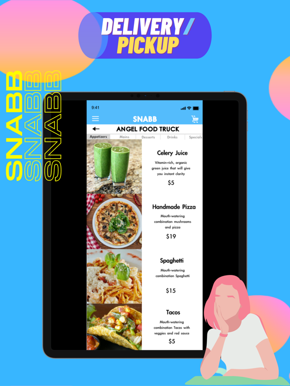 Snabb iPad screenshot 2 - Food & Drink app