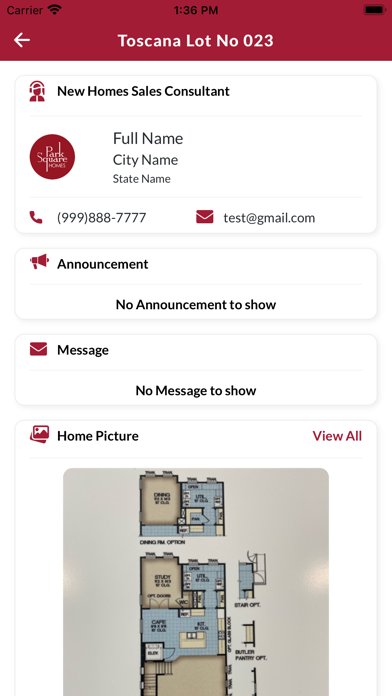 Park Square Homes - Buyer Screenshot